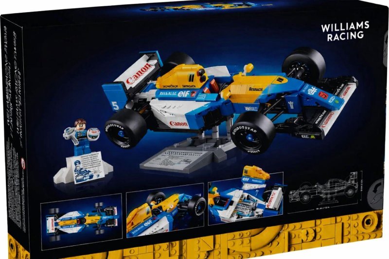 LEGO Icons Williams Racing FW14B & Nigel Mansell F1 Model Car Kit