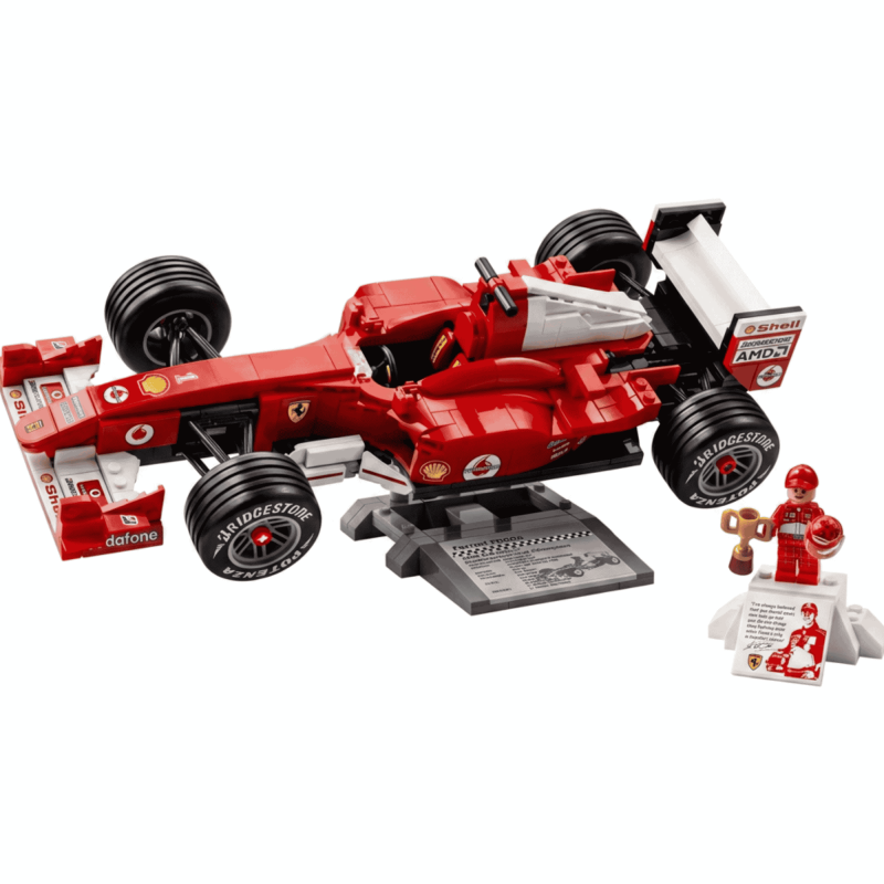 LEGO ICONS FERRARI F2004 AND MICHAEL SCHUMACHER FORMULA 1 SET