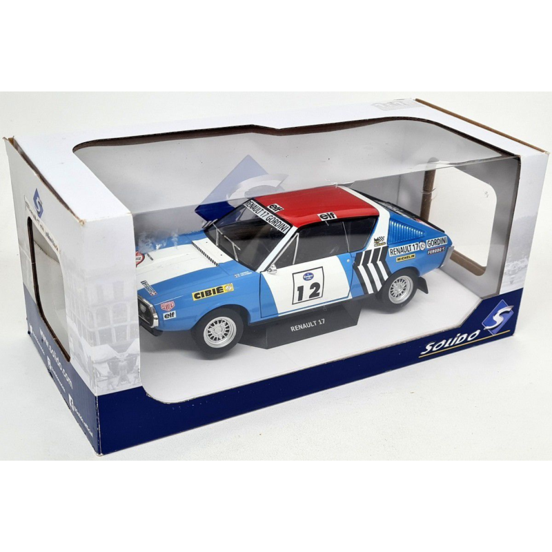 Renault 17 Gordini Winner Rally Press on Regardless JL. Therier 1974