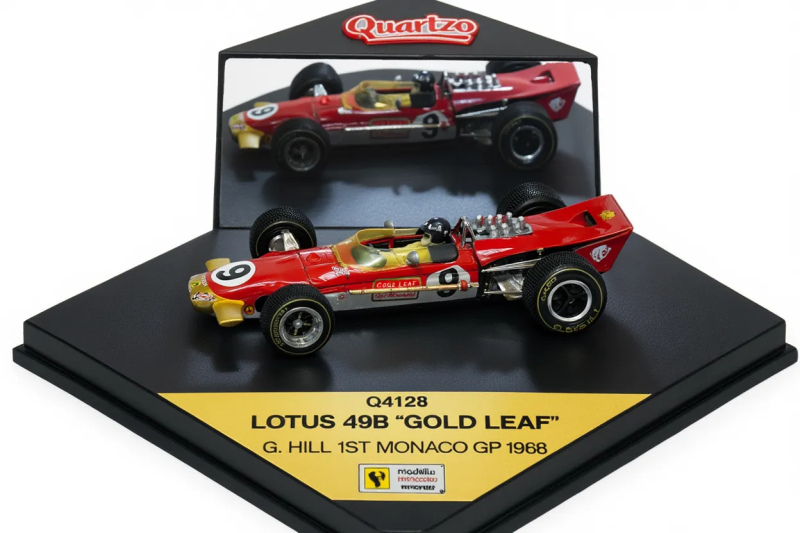  Lotus 49B Gold Leaf G.Hill 1st Monaco GP 1968
