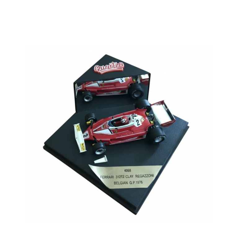  Ferrari F1 312T2 N 2 GP Belgian 1973 Clay Rregazzoni Red White 4068