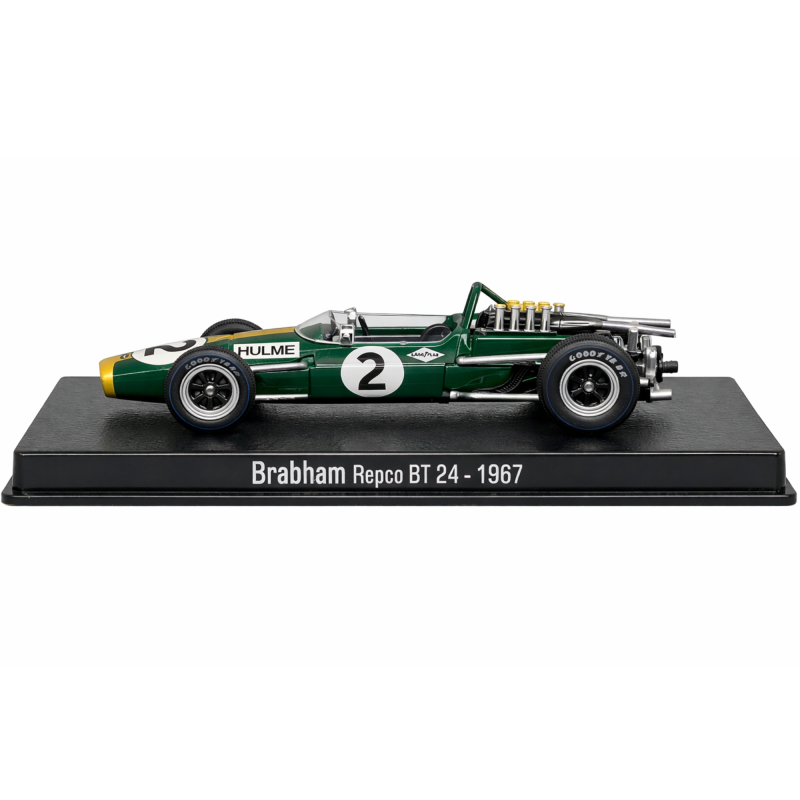 RBA  1967 BRABHAM REPCO BT24 DENNY HULME DIECAST F1 CAR
