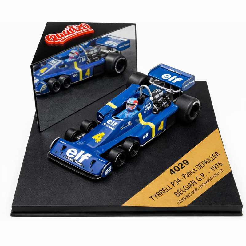 4029 Tyrrell P34 Dupaille Belgian Gp 1976 Ford Quartzo Canzo super rare