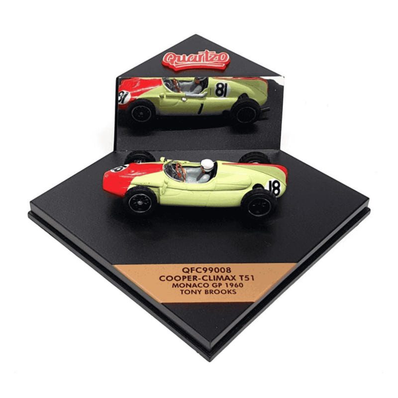 QFC9908 - Cooper Climax T51 Monaco GP 1960 SIGNED Brooks