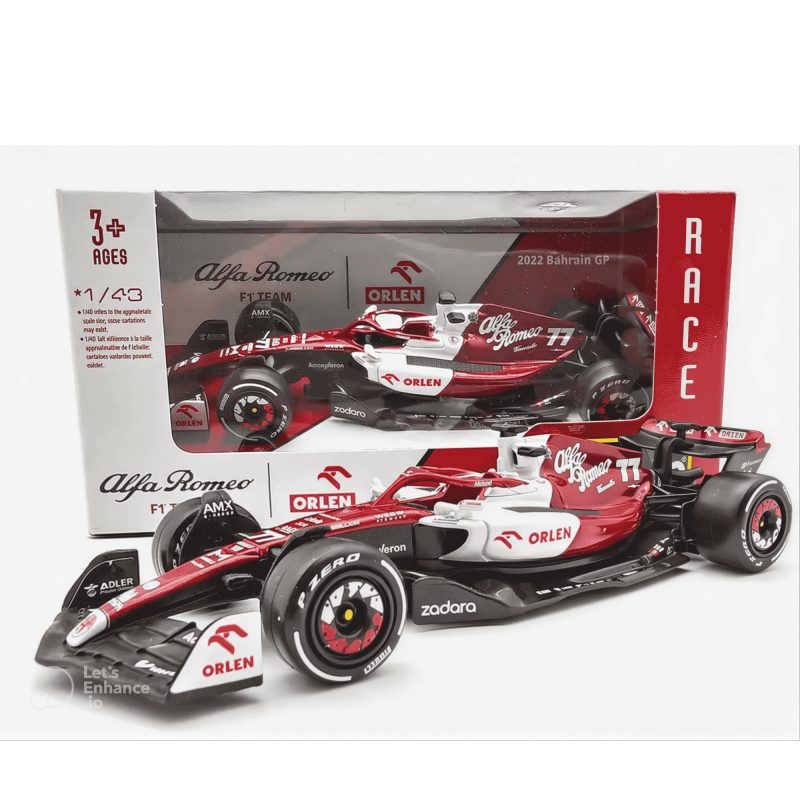Alfa Romeo F1 Racing C42 #77 Valtteri Formula 1 Car 20