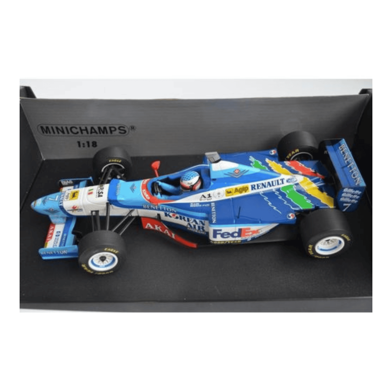  Benetton Renault B197 Jean Register #7 1997 Minichamps Benetton Renault J. Alesi