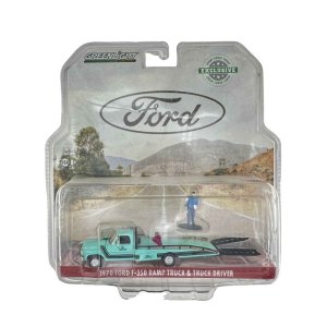 1970 FORD F-350 RAMP TRUCK & TRUCK DRIVER