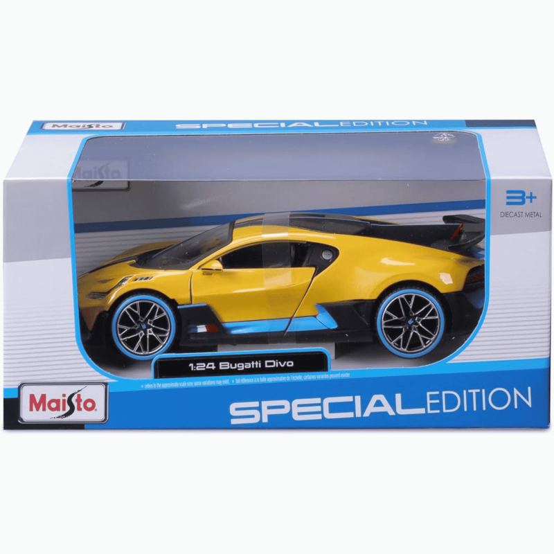 BUGATTI DIVO YELLOW AND BLUE 