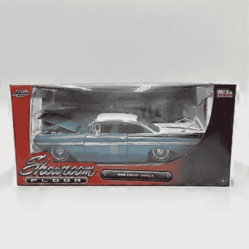 CHEVROLET IMPALA BLUE AND CREAM 