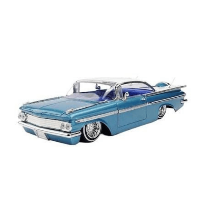 CHEVROLET IMPALA BLUE AND CREAM 