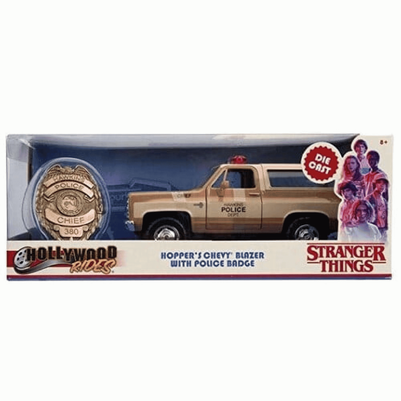 HOPPERS CHEVY BLAZER WITH POLICE BADGE 