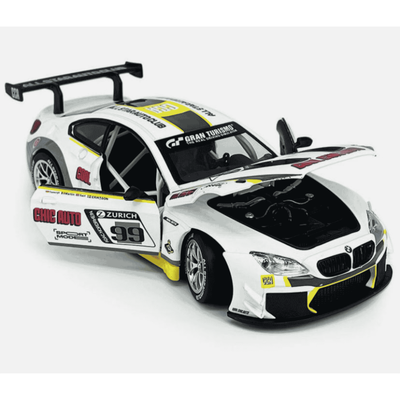 BMW M6 GT3 WHITE 1
