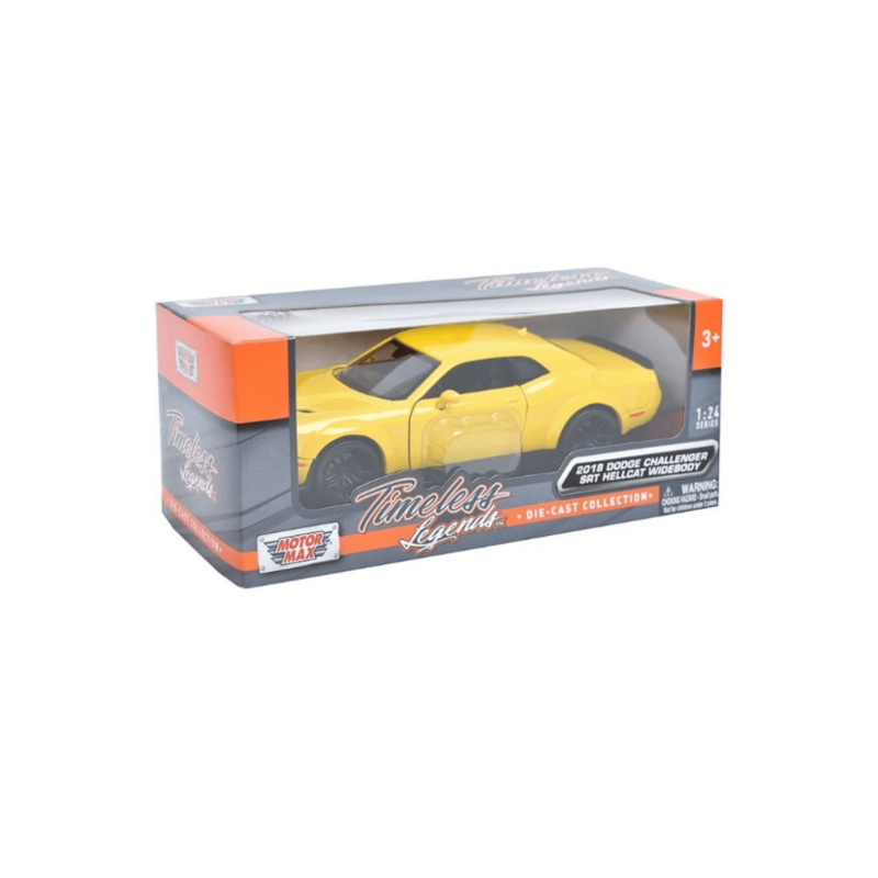 2018 DODGE CHALLENGER SRT HELLCAT WIDEBODY  YELLOW 