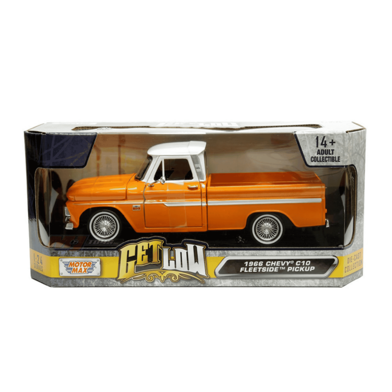 1966 CHEVY C10 FLEETSIDE PICKUP ORANGE 
