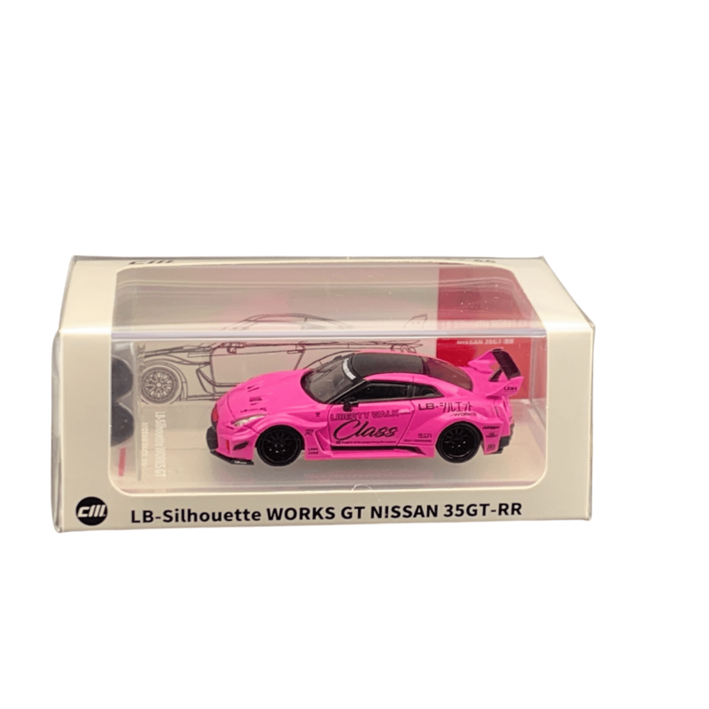 LB-SILHOUETTE WORKS GT NISSAN 35 GT-RR  PINK 